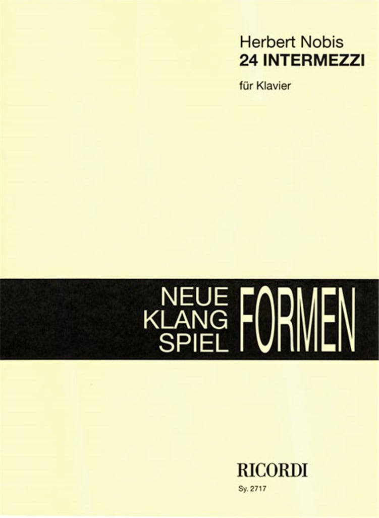 24 Intermezzi für Klavier